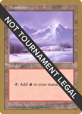 Mountain (430) - 1997 Paul McCabe (5ED) card from World Championship Decks