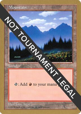 Mountain (433) - 1997 Paul McCabe (5ED) card from World Championship Decks