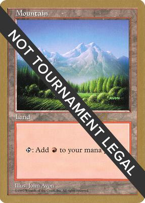 Mountain (431) - 1997 Paul McCabe (5ED) card from World Championship Decks