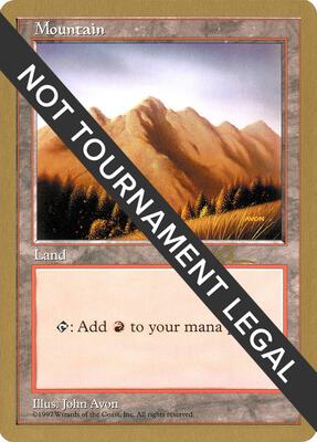 Mountain (432) - 1997 Paul McCabe (5ED) card from World Championship Decks