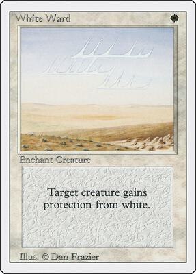 White Ward card from Revised Edition