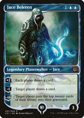 Jace Beleren card from Signature Spellbook: Jace