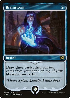 Brainstorm card from Signature Spellbook: Jace