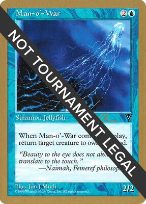 Man-o'-War - 1997 Paul McCabe (VIS) card from World Championship Decks
