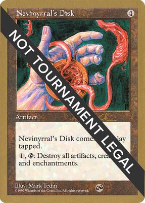 Nevinyrral's Disk - 1997 Paul McCabe (5ED) (SB) card from World Championship Decks