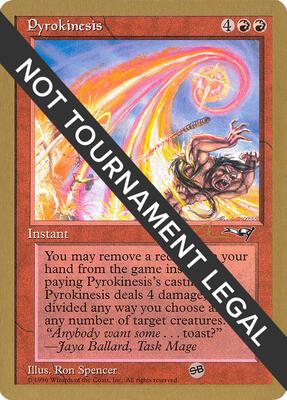 Pyrokinesis - 1997 Paul McCabe (ALL) (SB) card from World Championship Decks