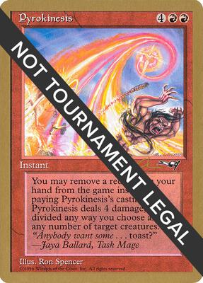 Pyrokinesis - 1997 Paul McCabe (ALL) card from World Championship Decks