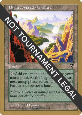Undiscovered Paradise - 1997 Paul McCabe (VIS) card from World Championship Decks