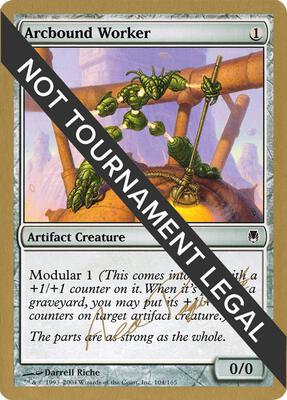 Arcbound Worker - 2004 Aeo Paquette (DST) card from World Championship Decks