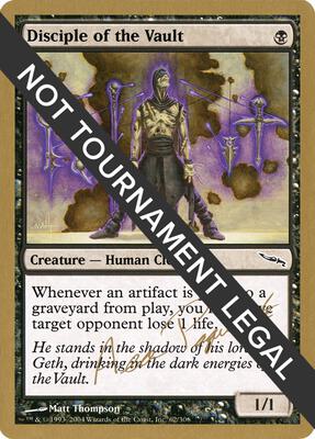 Disciple of the Vault - 2004 Aeo Paquette (MRD) card from World Championship Decks