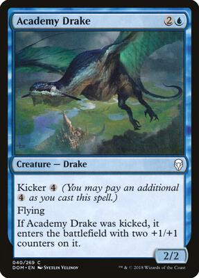 Academy Drake card from Dominaria