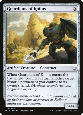 Guardians of Koilos card from Dominaria