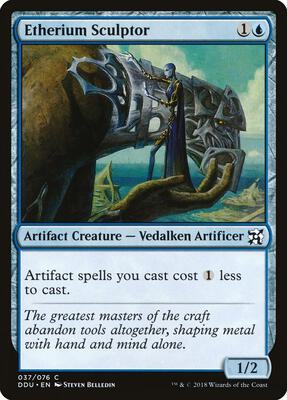 Etherium Sculptor card from Duel Decks: Elves vs. Inventors