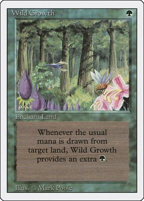 Wild Growth card from Revised Edition