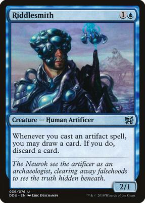 Riddlesmith card from Duel Decks: Elves vs. Inventors