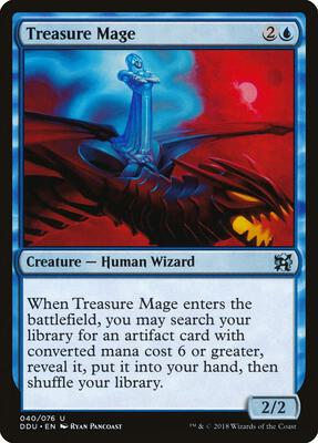Treasure Mage card from Duel Decks: Elves vs. Inventors