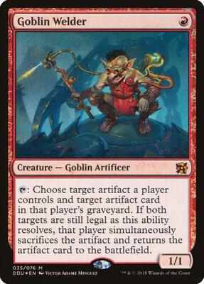 Goblin Welder card from Duel Decks: Elves vs. Inventors
