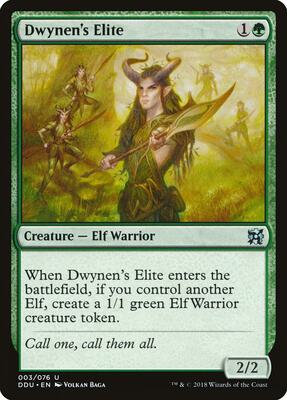 Dwynen's Elite card from Duel Decks: Elves vs. Inventors
