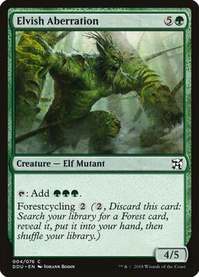 Elvish Aberration card from Duel Decks: Elves vs. Inventors