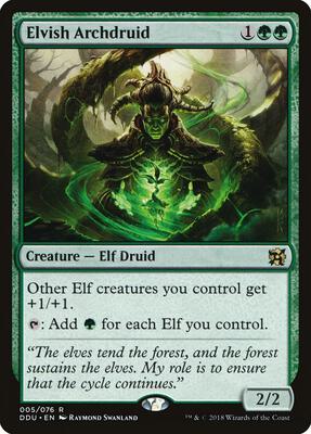 Elvish Archdruid card from Duel Decks: Elves vs. Inventors
