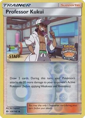 Professor Kukui - 128/149 (Regional Championships) [Staff] card from League & Championship Cards