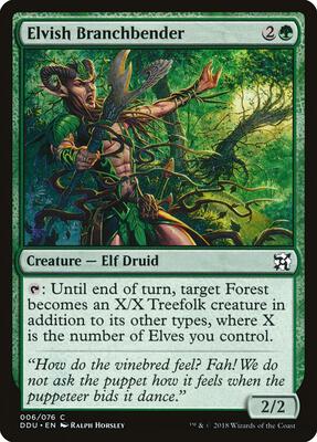 Elvish Branchbender card from Duel Decks: Elves vs. Inventors