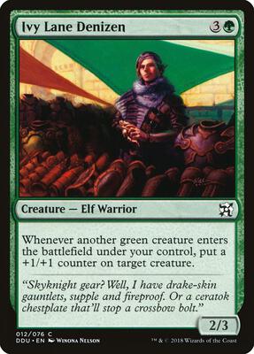 Ivy Lane Denizen card from Duel Decks: Elves vs. Inventors