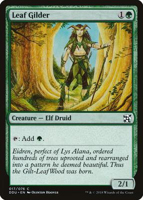 Leaf Gilder card from Duel Decks: Elves vs. Inventors