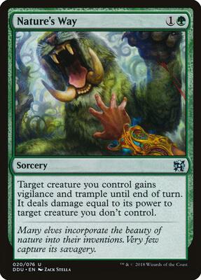 Nature's Way card from Duel Decks: Elves vs. Inventors