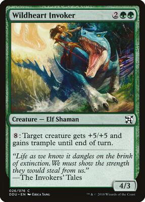 Wildheart Invoker card from Duel Decks: Elves vs. Inventors