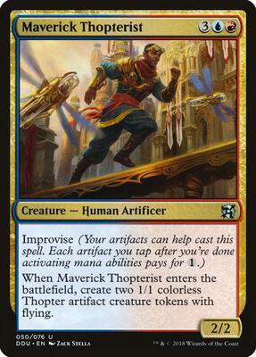 Maverick Thopterist card from Duel Decks: Elves vs. Inventors