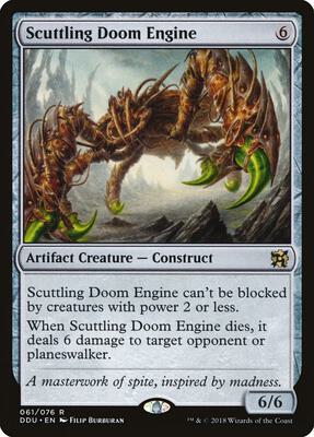 Scuttling Doom Engine card from Duel Decks: Elves vs. Inventors
