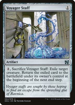 Voyager Staff card from Duel Decks: Elves vs. Inventors