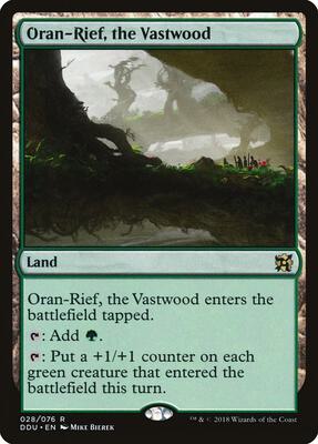 Oran-Rief, the Vastwood card from Duel Decks: Elves vs. Inventors