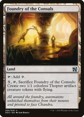 Foundry of the Consuls card from Duel Decks: Elves vs. Inventors