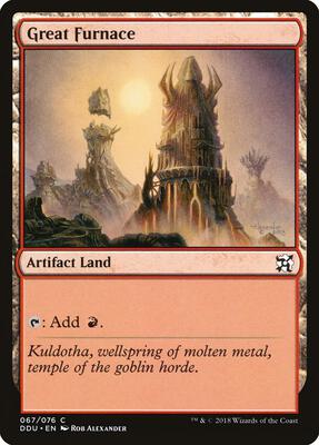 Great Furnace card from Duel Decks: Elves vs. Inventors