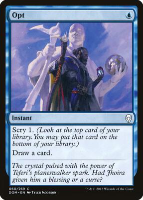 Opt card from Dominaria