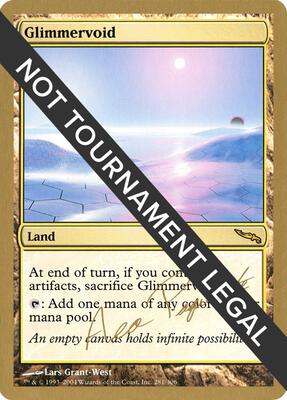 Glimmervoid - 2004 Aeo Paquette (MRD) card from World Championship Decks