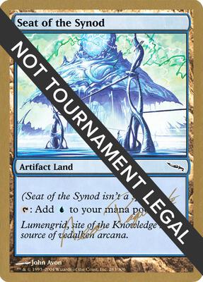 Seat of the Synod - 2004 Aeo Paquette (MRD) card from World Championship Decks
