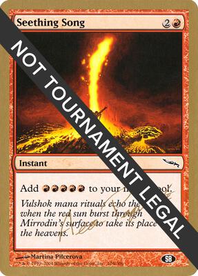 Seething Song - 2004 Aeo Paquette (MRD) (SB) card from World Championship Decks