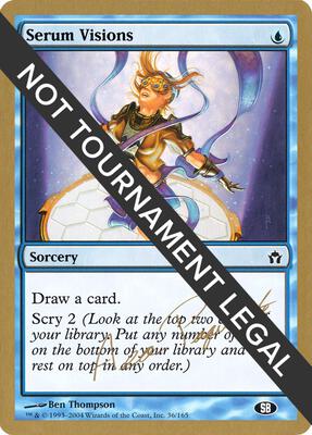 Serum Visions - 2004 Aeo Paquette (5DN) (SB) card from World Championship Decks