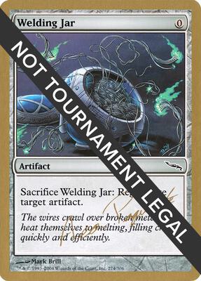 Welding Jar - 2004 Aeo Paquette (MRD) card from World Championship Decks