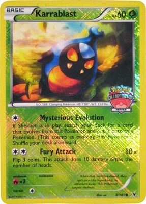 Karrablast - 8/101 (Championship Series) card from League & Championship Cards