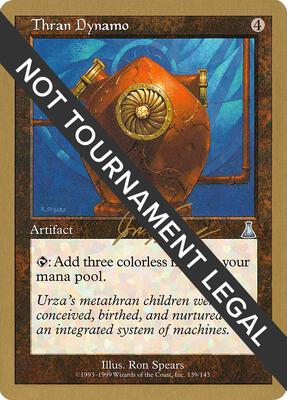 Thran Dynamo - 2000 Jon Finkel (UDS) card from World Championship Decks