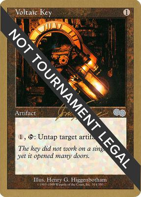 Voltaic Key - 2000 Jon Finkel (USG) card from World Championship Decks