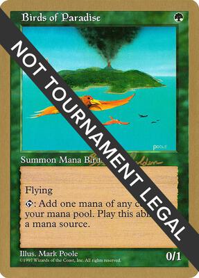 Birds of Paradise - 1998 Brian Selden (5ED) card from World Championship Decks