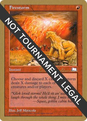 Firestorm - 1998 Brian Selden (WTH) card from World Championship Decks