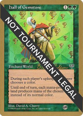 Hall of Gemstone - 1998 Brian Selden (MIR) (SB) card from World Championship Decks