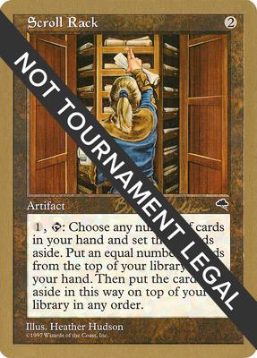 Scroll Rack - 1998 Brian Selden (TMP) card from World Championship Decks