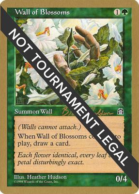 Wall of Blossoms - 1998 Brian Selden (STH) card from World Championship Decks